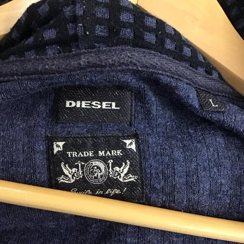 ディーゼル DIESEL パーカー 長袖 ジップパーカー L チェック マルチカラー / マルチカラー /  メンズ USED 古着 中古 10142157