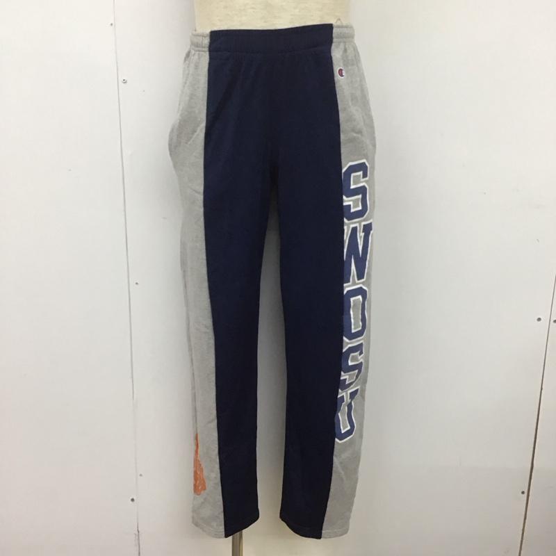 古着 USED ボトムス ボトムス スウェットパンツ カジュアルパンツ 古着 リメイク プリント 灰 / グレー / X 紺 / ネイビー /  メンズ USED 古着 中古 10107226
