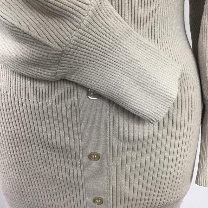 スナイデル SNIDEL ワンピース ロングスカート SWNO221029 フロントボタンニットワンピース リブ 無地 アイボリー / アイボリー /  レディース USED 古着 中古 10121568