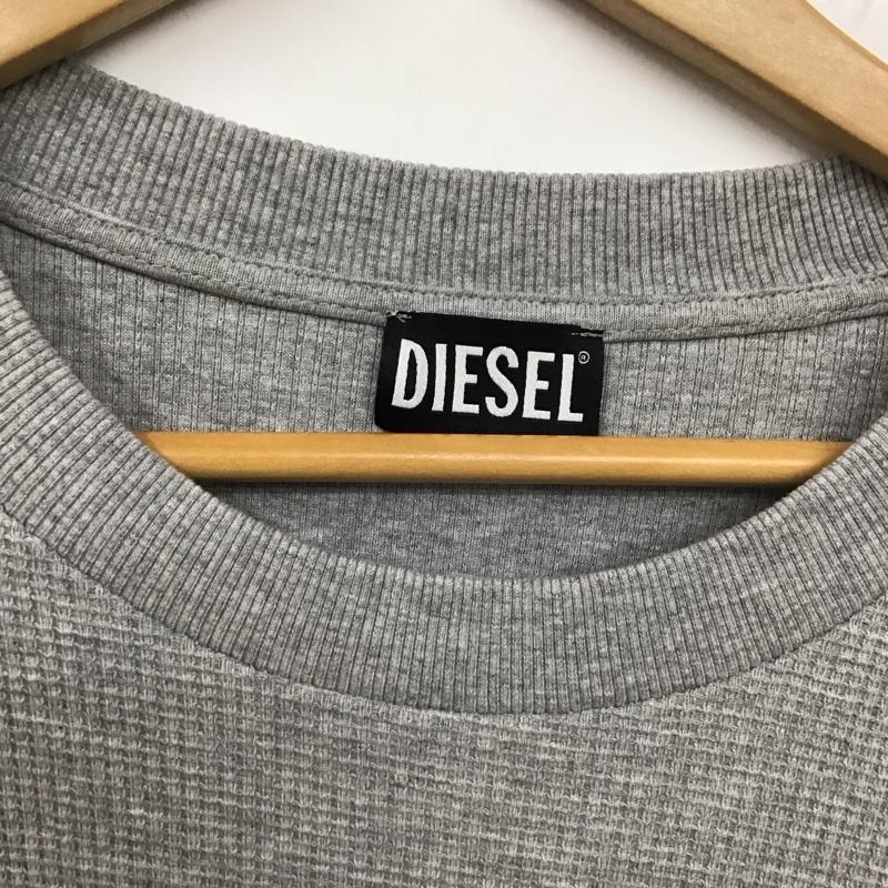 ディーゼル DIESEL Tシャツ 半袖 XL 無地 灰 / グレー /  メンズ USED 古着 中古 10128574