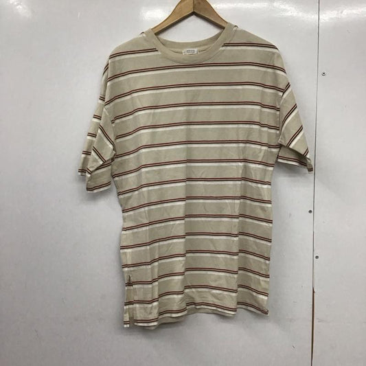 ローリーズファーム LOWRYS FARM Tシャツ 半袖 LF620089AD クルーネック オーバーサイズ FREE ボーダー柄 マルチカラー / マルチカラー /  レディース USED 古着 中古 10146378