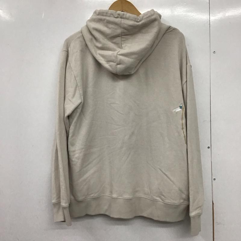 グラニフ graniph パーカー 長袖 長袖パーカー プルオーバーパーカー スウェット XL 刺繍 グレージュ / グレージュ /  メンズ USED 古着 中古 10148964