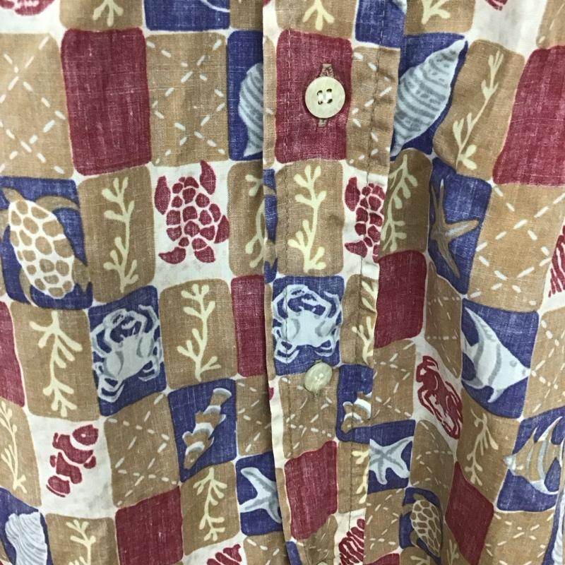 レインスプーナー reyn spooner シャツ、ブラウス 半袖 半袖シャツ プリントシャツ カラーシャツ アロハシャツ 総柄 マルチカラー / マルチカラー /  メンズ USED 古着 中古 10135962
