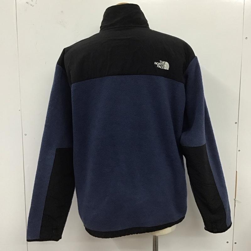 ザノースフェイス THE NORTH FACE ジャケット、上着 ジャンパー、ブルゾン フリースジャケット L ロゴ、文字 黒 / ブラック / X 紺 / ネイビー /  メンズ USED 古着 中古 10124517