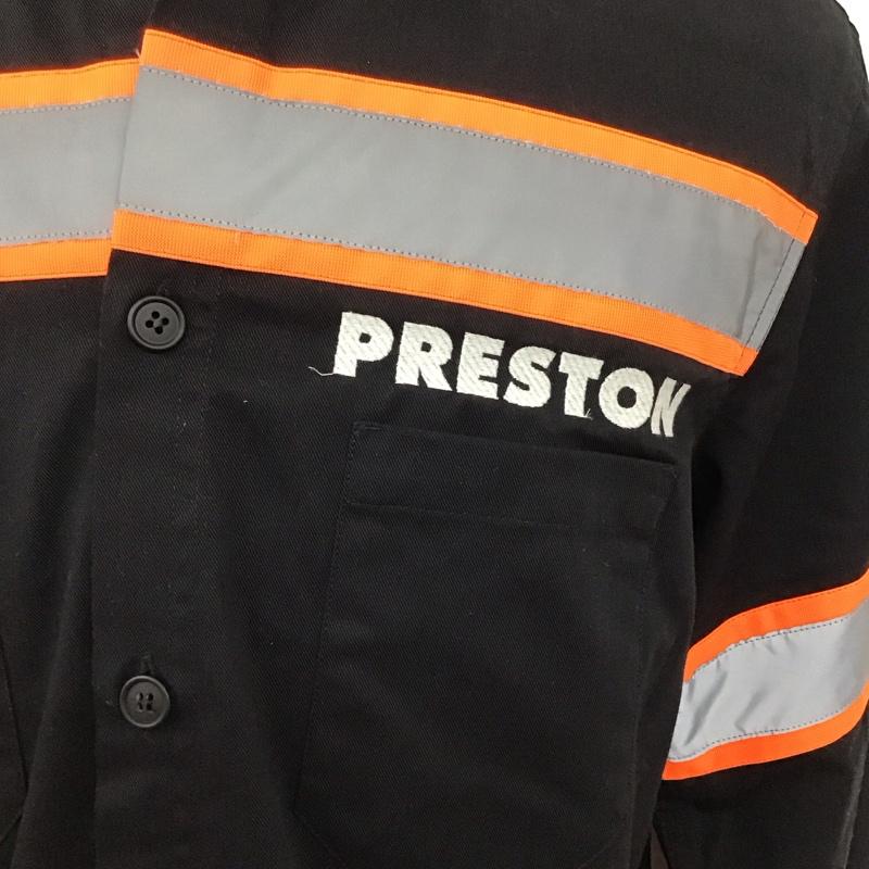 ヘロンプレストン HERON PRESTON シャツ、ブラウス 長袖 長袖シャツ カラーシャツ ポケットシャツ 長袖カットソー M ロゴ、文字 黒 / ブラック /  メンズ USED 古着 中古 10124717