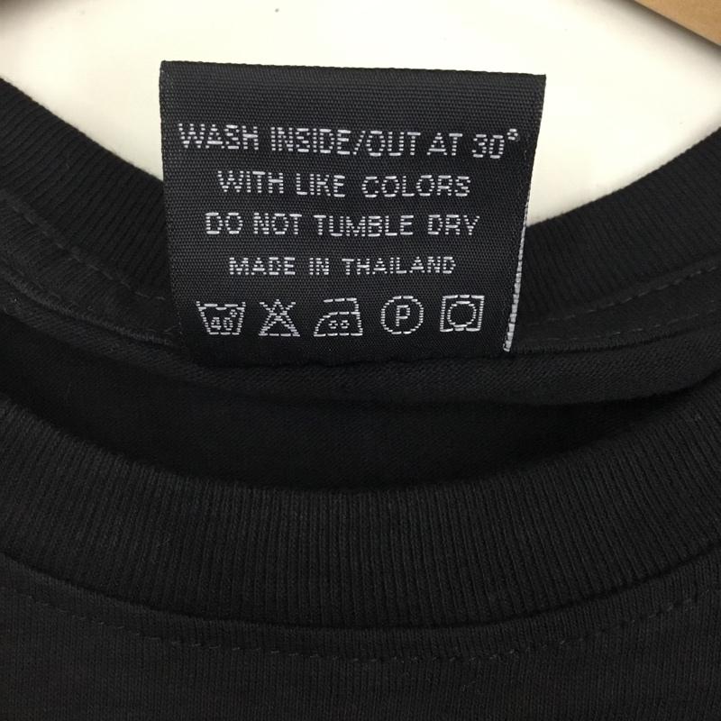 古着 USED Tシャツ 半袖 半袖カットソー プリントTシャツ クルーネックカットソー L プリント 黒 / ブラック /  メンズ USED 古着 中古 10108366