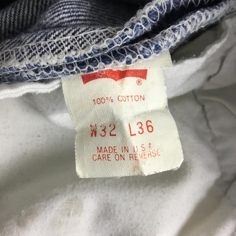 リーバイス Levi s パンツ デニム、ジーンズ デニムパンツ ストレートパンツ ワイドパンツ カジュアルパンツ 32インチ 無地 インディゴ / インディゴ /  メンズ USED 古着 中古 10120093