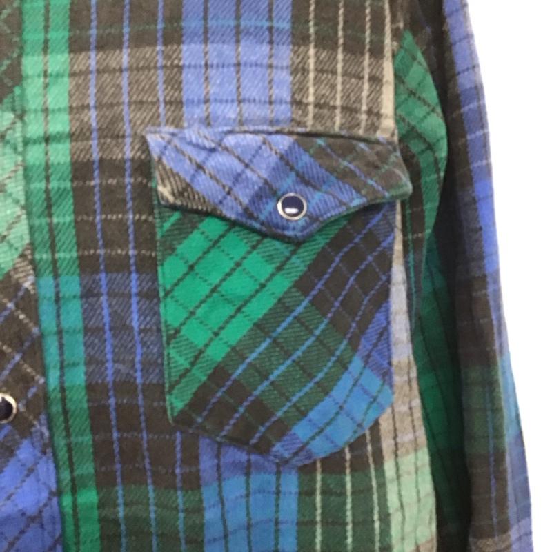 ラングラー Wrangler シャツ、ブラウス 長袖 チェック マルチカラー / マルチカラー /  メンズ USED 古着 中古 10106670