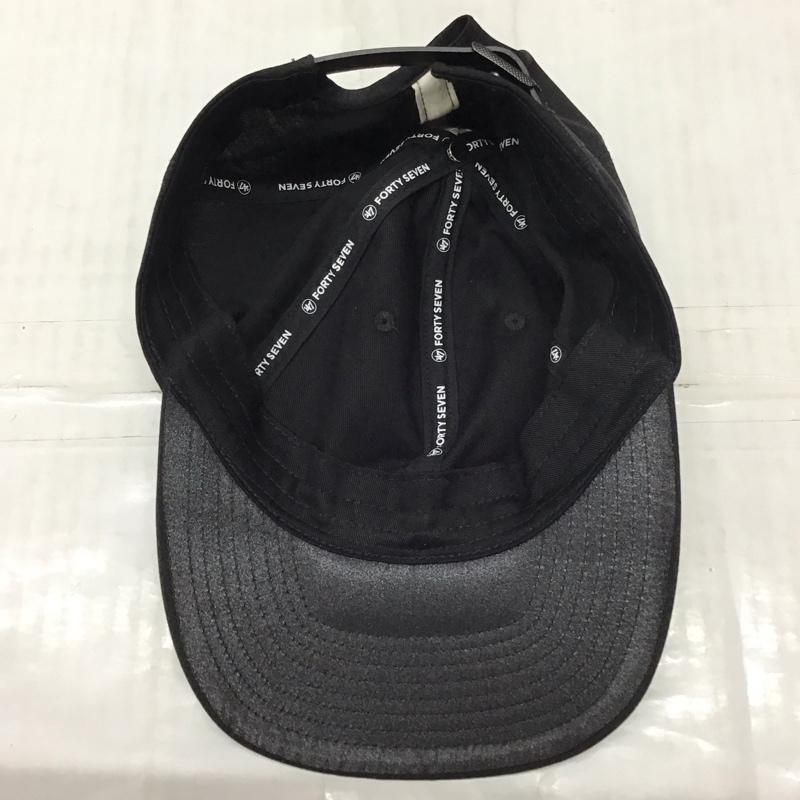 エヌハリウッド N.HOOLYWOOD 帽子 キャップ AC30-096 47 CAP ワンポイント 黒 / ブラック /  メンズ USED 古着 中古 10116057