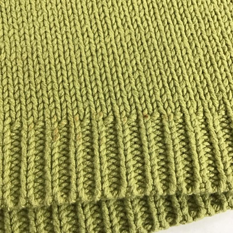 バーバリーロンドン Burberry London ニット、セーター 半袖 半袖ニットカットソー クルーネック セーター FREE 無地 緑 / グリーン /  レディース USED 古着 中古 10142451