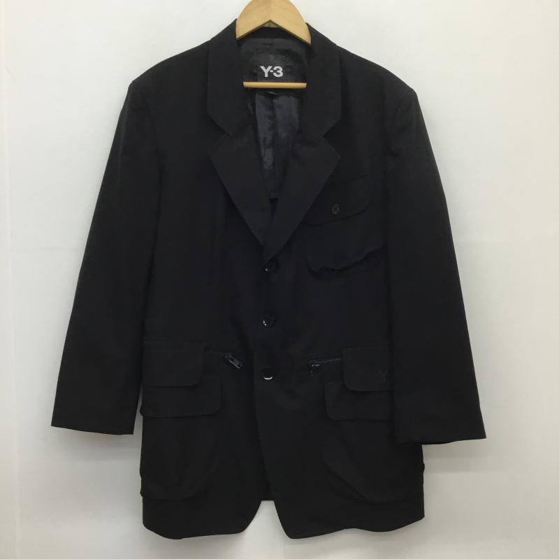 ワイスリー Y-3 ジャケット、上着 ジャケット、ブレザー M 無地 黒 / ブラック /  メンズ USED 古着 中古 10110360