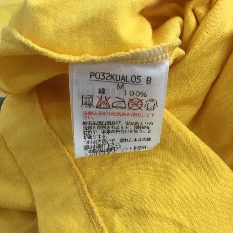 カールヘルム KARLHELMUT Tシャツ 半袖 半袖カットソー プリントTシャツ クルーネックカットソー M ロゴ、文字 黄 / イエロー /  メンズ USED 古着 中古 10148336