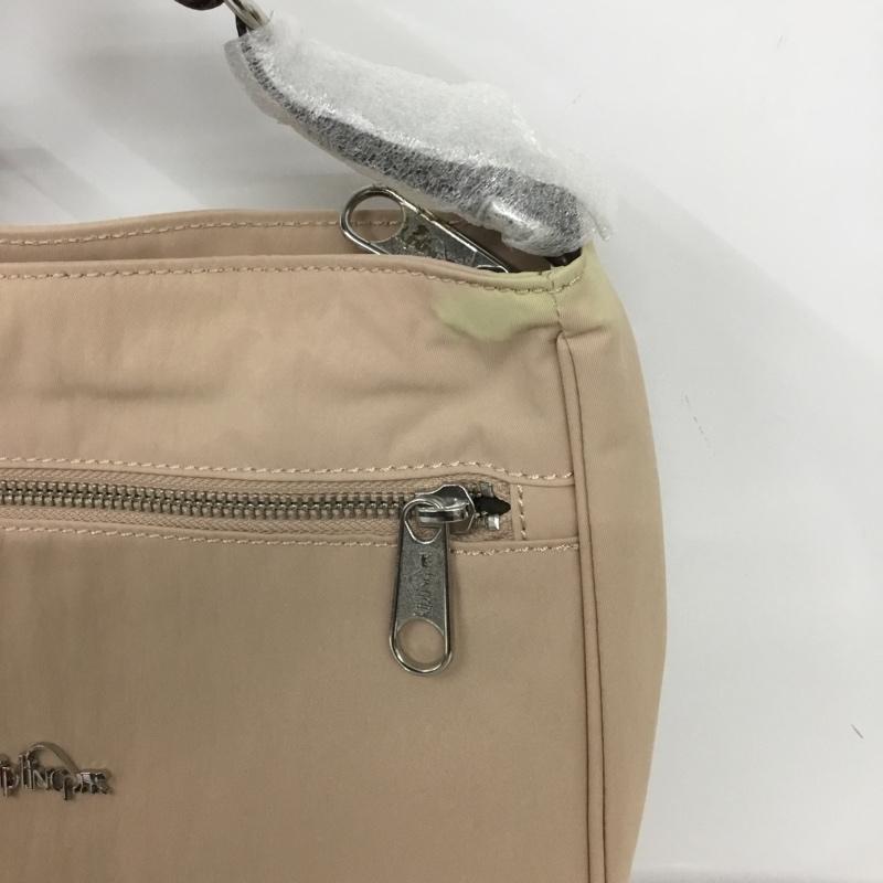 キプリング kipling ショルダーバッグ ショルダーバッグ K1530809Q タグ付き ロゴ、文字 ベージュ / ベージュ /  レディース USED 古着 中古 10131720