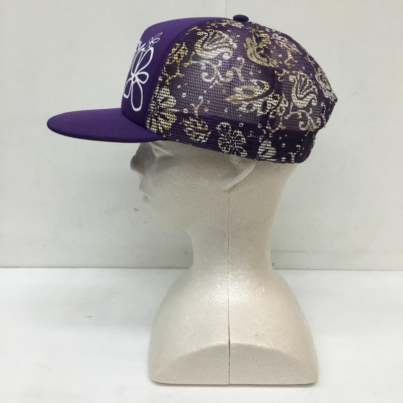 ステューシー STUSSY 帽子 キャップ 総柄 紫 / パープル /  メンズ USED 古着 中古 10131958