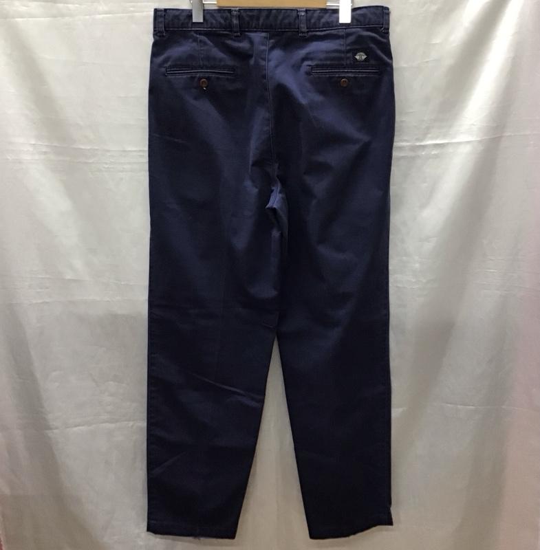 ドッカーズ DOCKERS パンツ ワークパンツ、ペインターパンツ ワークパンツ ワイドパンツ カジュアルパンツ 34 無地 紺 / ネイビー /  メンズ USED 古着 中古 10118538