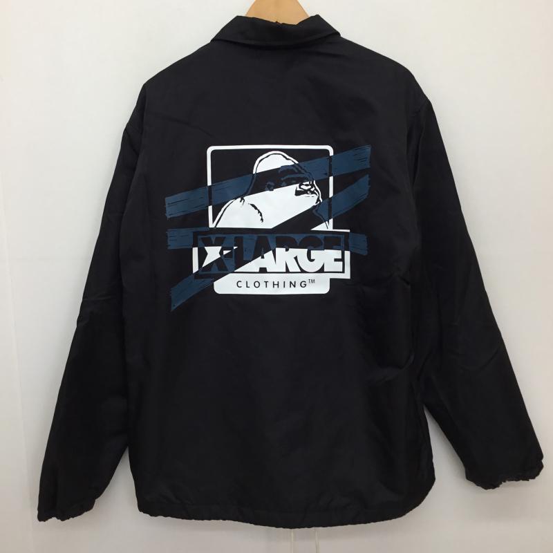 エクストララージ XLARGE ジャケット、上着 ジャケット、ブレザー L ロゴ、文字 黒 / ブラック /  メンズ USED 古着 中古 10137327
