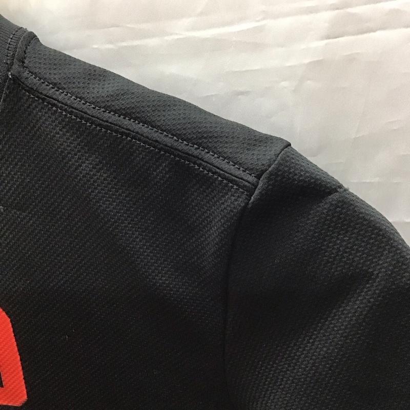 アディダス adidas Tシャツ 半袖 140cm キッズ スポーツウェア 140cm ロゴ、文字 黒 / ブラック /  ボーイズ USED 古着 中古 10116915