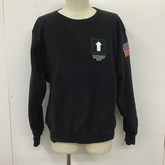 チャンピオン Campion トレーナー 長袖 M 無地 黒 / ブラック /  メンズ USED 古着 中古 10110525