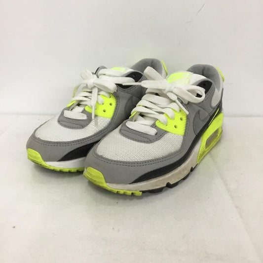 ナイキ NIKE スニーカー スニーカー CD0490-101 WMNS AIR MAX 90 22.5cm 22.5cm ロゴ、文字 白 / ホワイト / X 灰 / グレー / X 黒 / ブラック / X 黄 / イエロー /  レディース USED 古着 中古 10141547