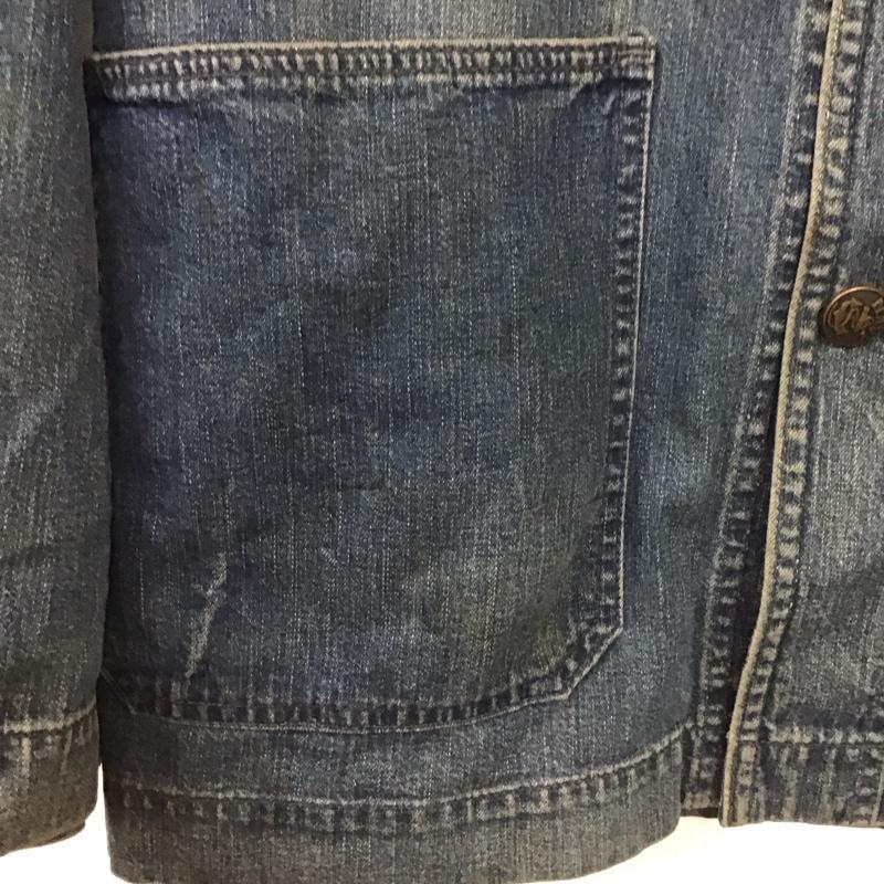 バズリクソンズ Buzz Rickson s ジャケット、上着 ジャンパー、ブルゾン u.s.navy. shawlcollerdenimジャケット デニムジャケット 40 無地 インディゴ / インディゴ /  メンズ USED 古着 中古 10148898
