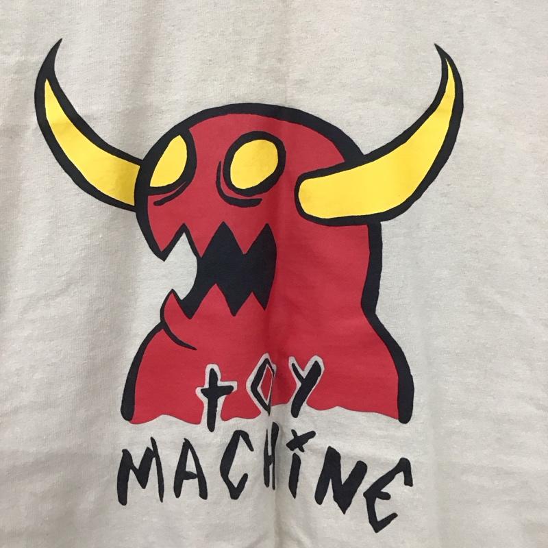トイ マシーン TOY MACHINE Tシャツ 半袖 半袖カットソー プリントTシャツ クルーネックカットソー M プリント ベージュ / ベージュ /  メンズ USED 古着 中古 10135977