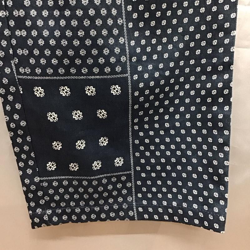 インヘリット INHERIT パンツ ワークパンツ、ペインターパンツ ワイドパンツ カジュアルパンツ ワークパンツ L 総柄 紺 / ネイビー /  メンズ USED 古着 中古 10113900