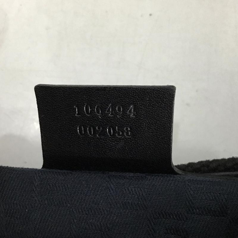 グッチ GUCCI トートバッグ トートバッグ 106494 ウッドハンドル 無地 黒 / ブラック /  レディース USED 古着 中古 10129112