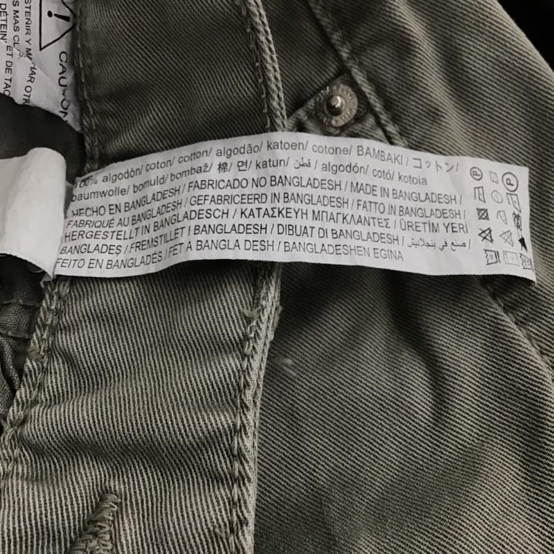 ザラ ZARA パンツ ワークパンツ、ペインターパンツ 36 無地 カーキ / カーキ /  レディース USED 古着 中古 10150481