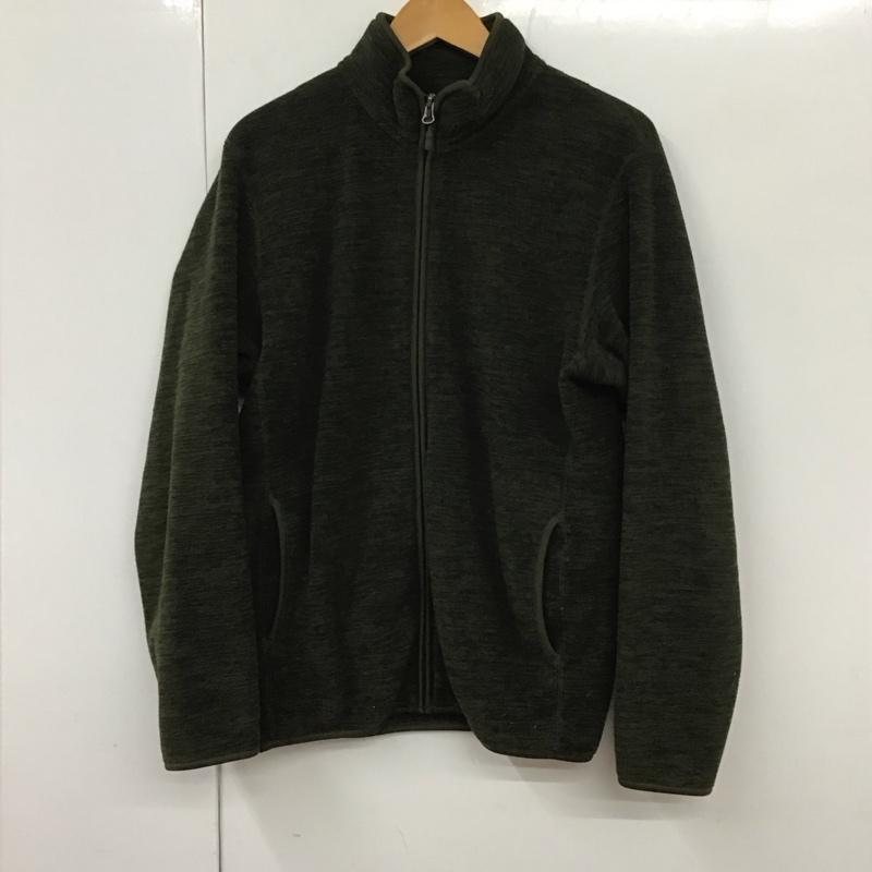ユニクロ UNIQLO ジャケット、上着 ジャケット、ブレザー 341-400337 フリースフルジップジャケット M 無地 カーキ / カーキ /  メンズ USED 古着 中古 10130010