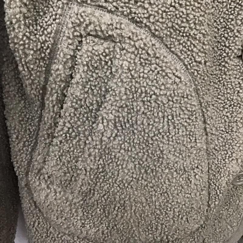 ユニクロ UNIQLO ジャケット、上着 ジャケット、ブレザー 241-408760 フリースノーカラージャケット L 無地 茶 / ブラウン /  レディース USED 古着 中古 10130308