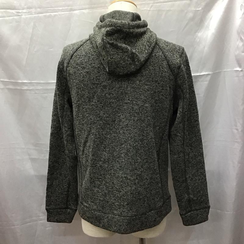 エディーバウアー Eddie Bauer パーカー 長袖 ジップアップパーカー 長袖パーカー フード付きパーカー 裏起毛 S 無地 黒 / ブラック /  メンズ USED 古着 中古 10110758
