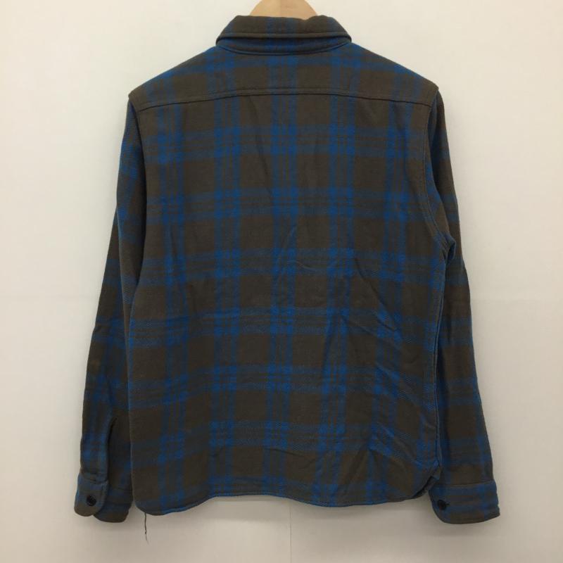 テンダーロイン TENDERLOIN シャツ、ブラウス 長袖 XS チェック 青 / ブルー / X 灰 / グレー /  メンズ USED 古着 中古 10141340