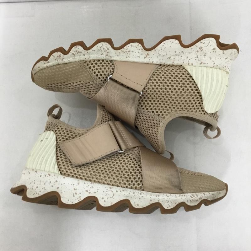 ソレル SOREL スニーカー スニーカー NL3231-257 キネティックスニークスニーカー 23cm 23.0cm ロゴ、文字 ベージュ / ベージュ /  レディース USED 古着 中古 10145151