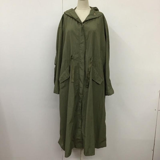 セシルマクビー CECIL McBEE ジャケット、上着 ジャンパー、ブルゾン ジップアップジャケット ジャンパー ジャケット カジュアルジャケット フード付き M 無地 カーキ / カーキ /  レディース USED 古着 中古 10118591