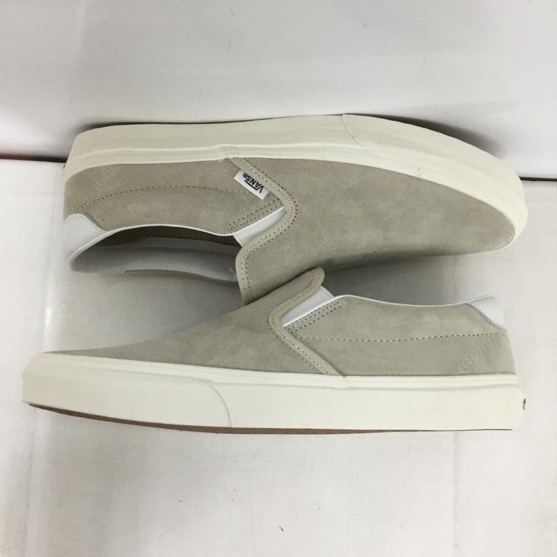 バンズ VANS スリッポン スリッポン 721278 ローカット 28.5cm スニーカー 28.5cm ロゴ、文字 灰 / グレー /  メンズ USED 古着 中古 10140161
