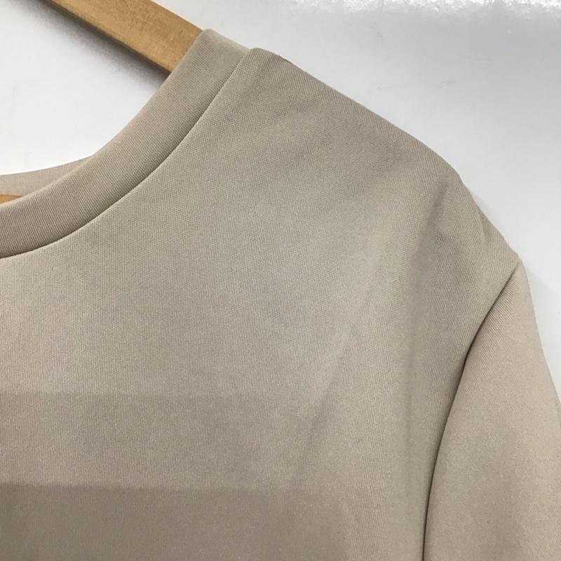 ムルーア MURUA カットソー 半袖 012141001201 スリットルーズスウェット FREE 無地 ベージュ / ベージュ /  レディース USED 古着 中古 10130977
