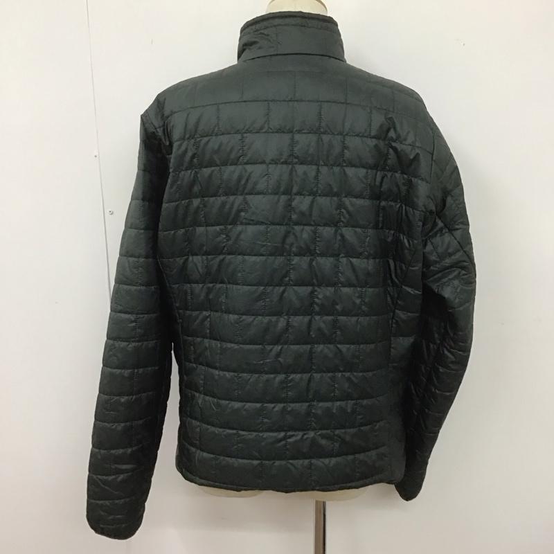 パタゴニア patagonia ジャケット、上着 ジャンパー、ブルゾン ジップアップジャケット ジャンパー アウター ダウンジャケット L ロゴ、文字 緑 / グリーン /  メンズ USED 古着 中古 10106767