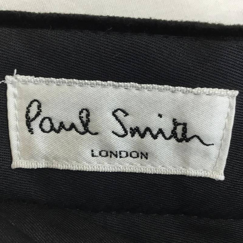 ポールスミス Paul Smith パンツ スラックス コーデュロイ　PS-1877　90s　2タックスラックス 29インチ 無地 黒 / ブラック /  メンズ USED 古着 中古 10142019