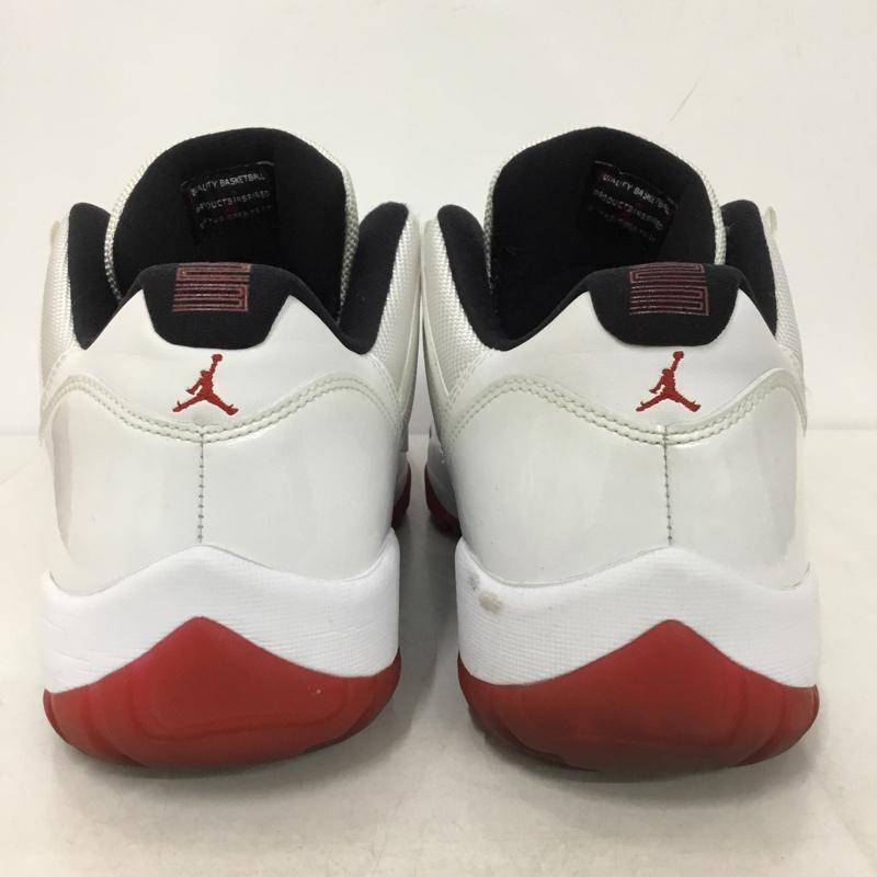 ナイキ NIKE スニーカー スニーカー 528895 101 AIR JORDAN 11 RETRO LOW 31cm 箱有 ロゴ、文字 白 / ホワイト / X 黒 / ブラック / X 赤 / レッド /  メンズ USED 古着 中古 10144823