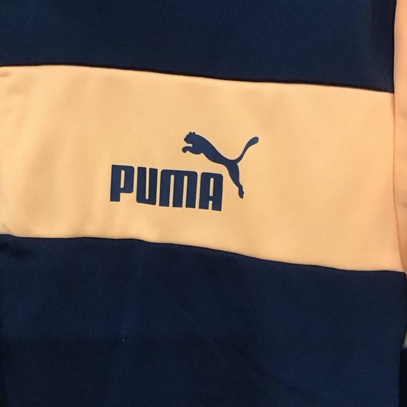 プーマ PUMA ジャケット、上着 ジャケット、ブレザー ジップアップジャケット アウター 古着 ジャージ M ロゴ、文字 黒 / ブラック / X 橙 / オレンジ /  メンズ USED 古着 中古 10139753