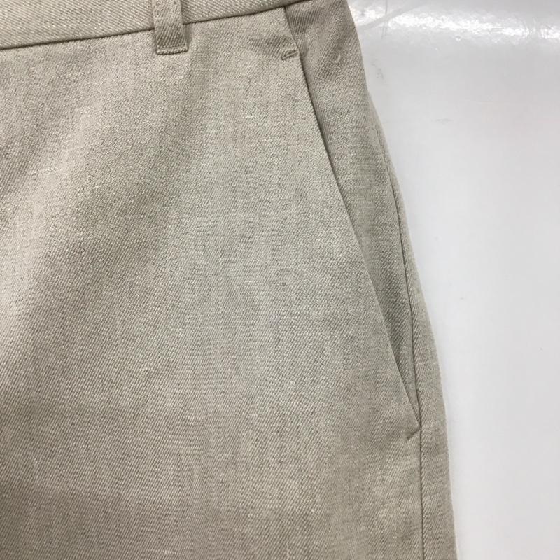 ニジュウサンク 23区 ボトムス ボトムス ガウチョパンツ クロップド丈 40 無地 グレージュ / グレージュ /  レディース USED 古着 中古 10119383