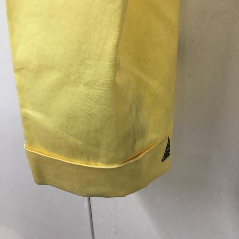 ブルックスブラザーズ BROOKS BROTHERS パンツ チノパン コットン 刺繍 ヨット W32 32インチ 総柄 黄 / イエロー /  メンズ USED 古着 中古 10111226