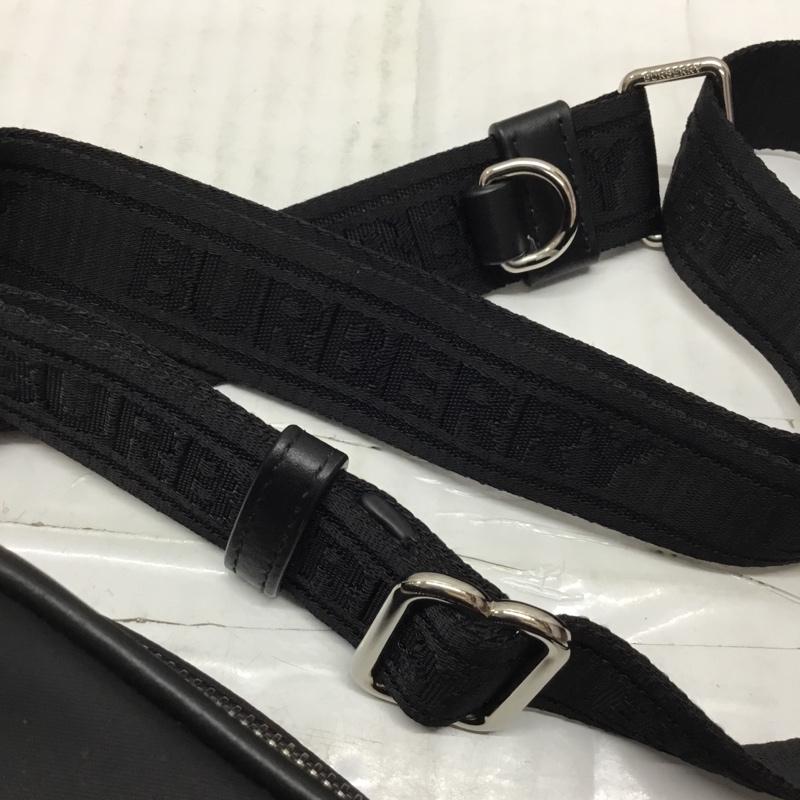 バーバリー BURBERRY ショルダーバッグ ショルダーバッグ ロゴベルト ロゴ、文字 黒 / ブラック /  メンズ USED 古着 中古 10110625