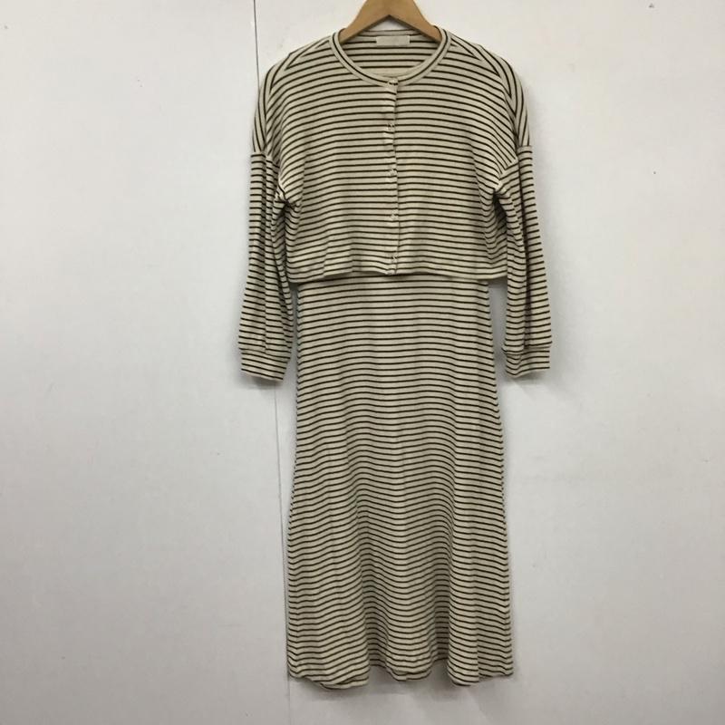 エニィスィス any SiS ワンピース ロングスカート 2 ボーダー柄 マルチカラー / マルチカラー /  レディース USED 古着 中古 10120146