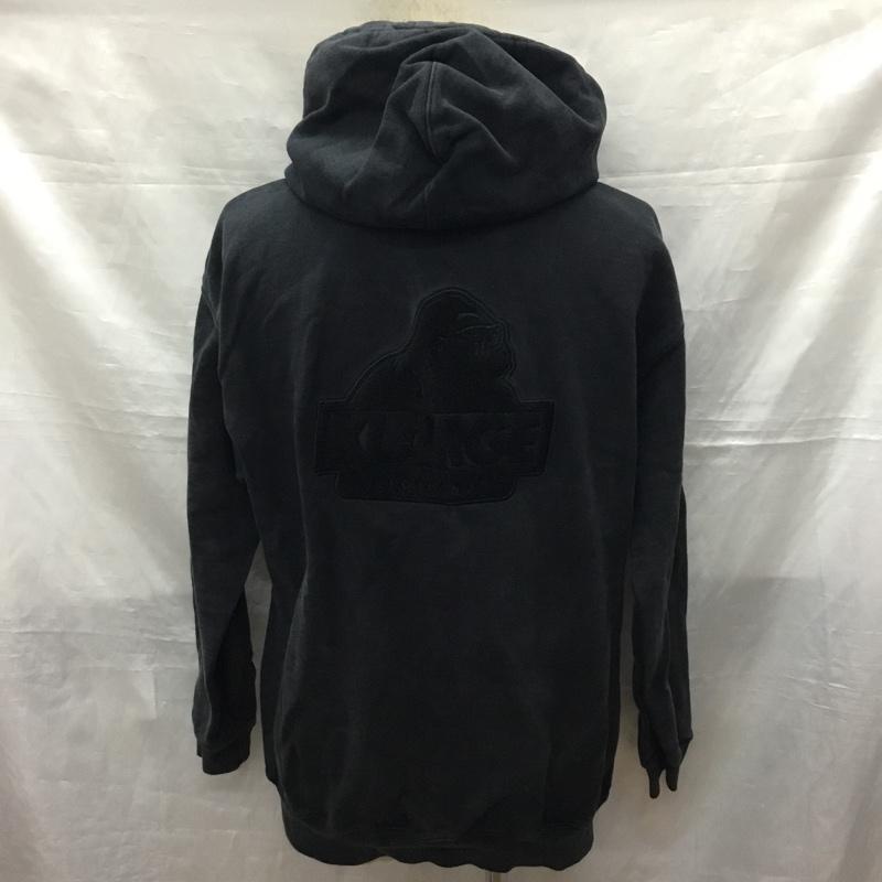 エクストララージ XLARGE パーカー 長袖 長袖パーカー フード付きパーカー プリントスウェット トレーナー L ロゴ、文字 黒 / ブラック /  メンズ USED 古着 中古 10122247