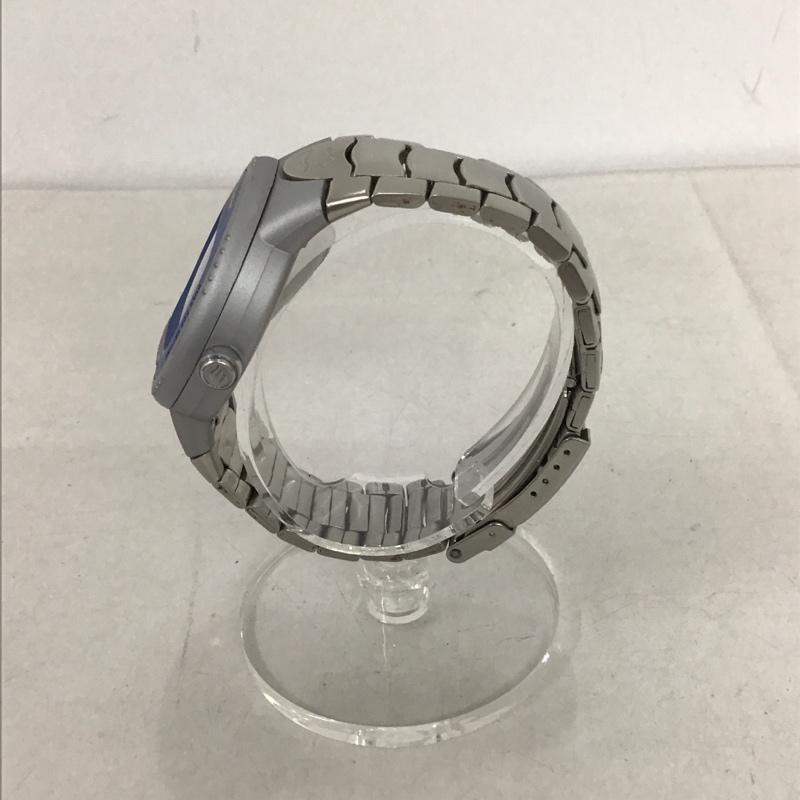 タイメックス TIMEX 腕時計 デジタル i-control REEFGEAR ロゴ、文字 銀 / シルバー / X 青 / ブルー /  メンズ USED 古着 中古 10132451