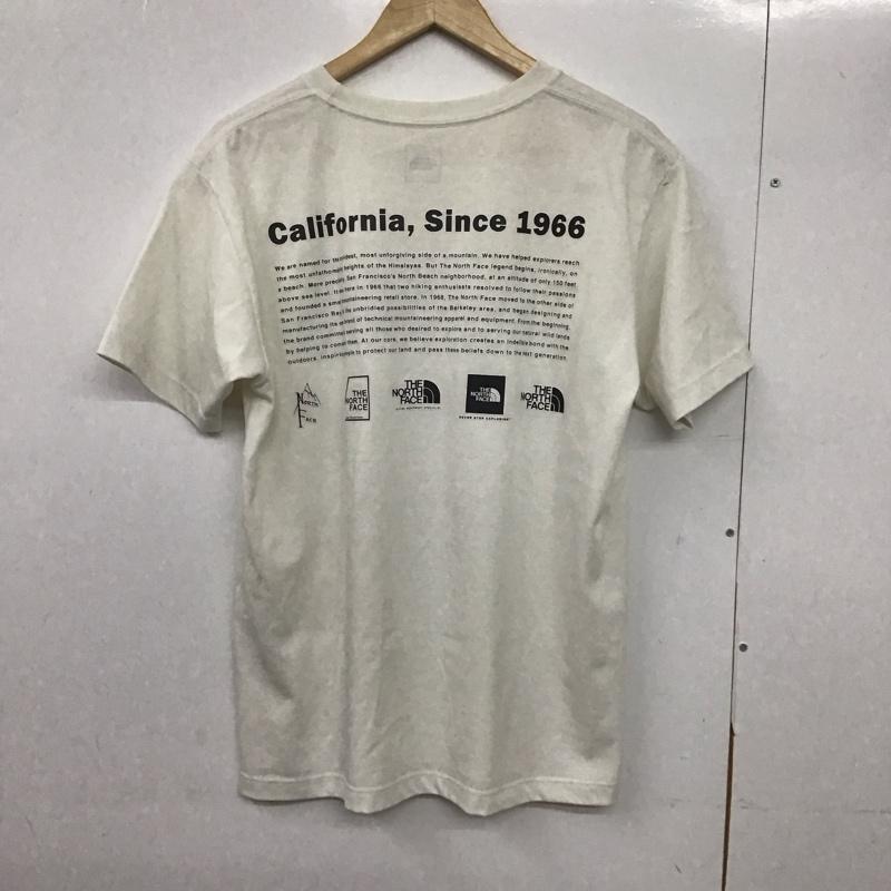 ザノースフェイス THE NORTH FACE Tシャツ 半袖 nt32159 半袖Tシャツ プリントTシャツ XL ロゴ、文字 白 / ホワイト /  メンズ USED 古着 中古 10145925