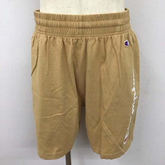 チャンピオン Champion パンツ ショートパンツ c8-r513 ロゴショートパンツ ハーフパンツ カジュアルパンツ XL ロゴ、文字 ベージュ / ベージュ /  メンズ USED 古着 中古 10112976