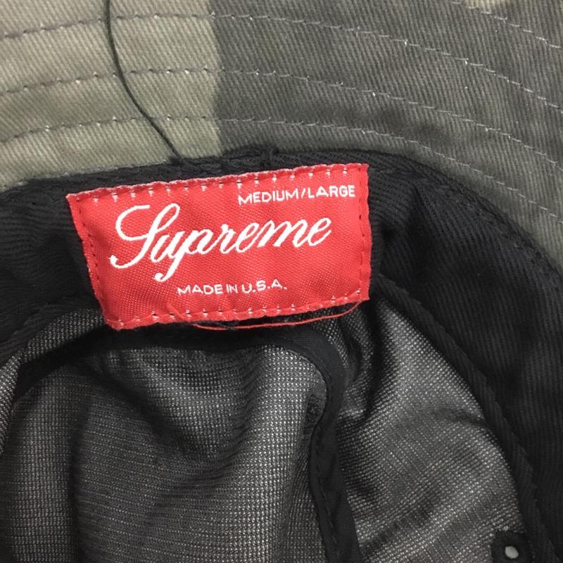 シュプリーム Supreme 帽子 ハット バケットハット バケハ 迷彩 カモ柄 ロゴ、文字 白 / ホワイト / X 黒 / ブラック / X 灰 / グレー /  メンズ USED 古着 中古 10128796