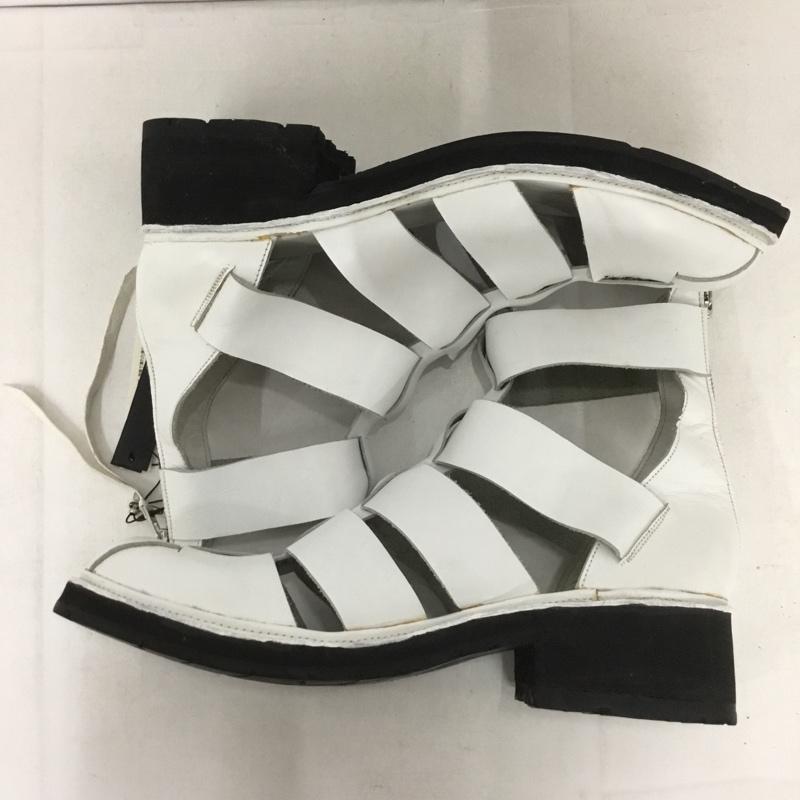 ケムリ KMRii サンダル サンダル 1801-BO02 METAL SANDAL レザー 無地 白 / ホワイト /  メンズ USED 古着 中古 10139073